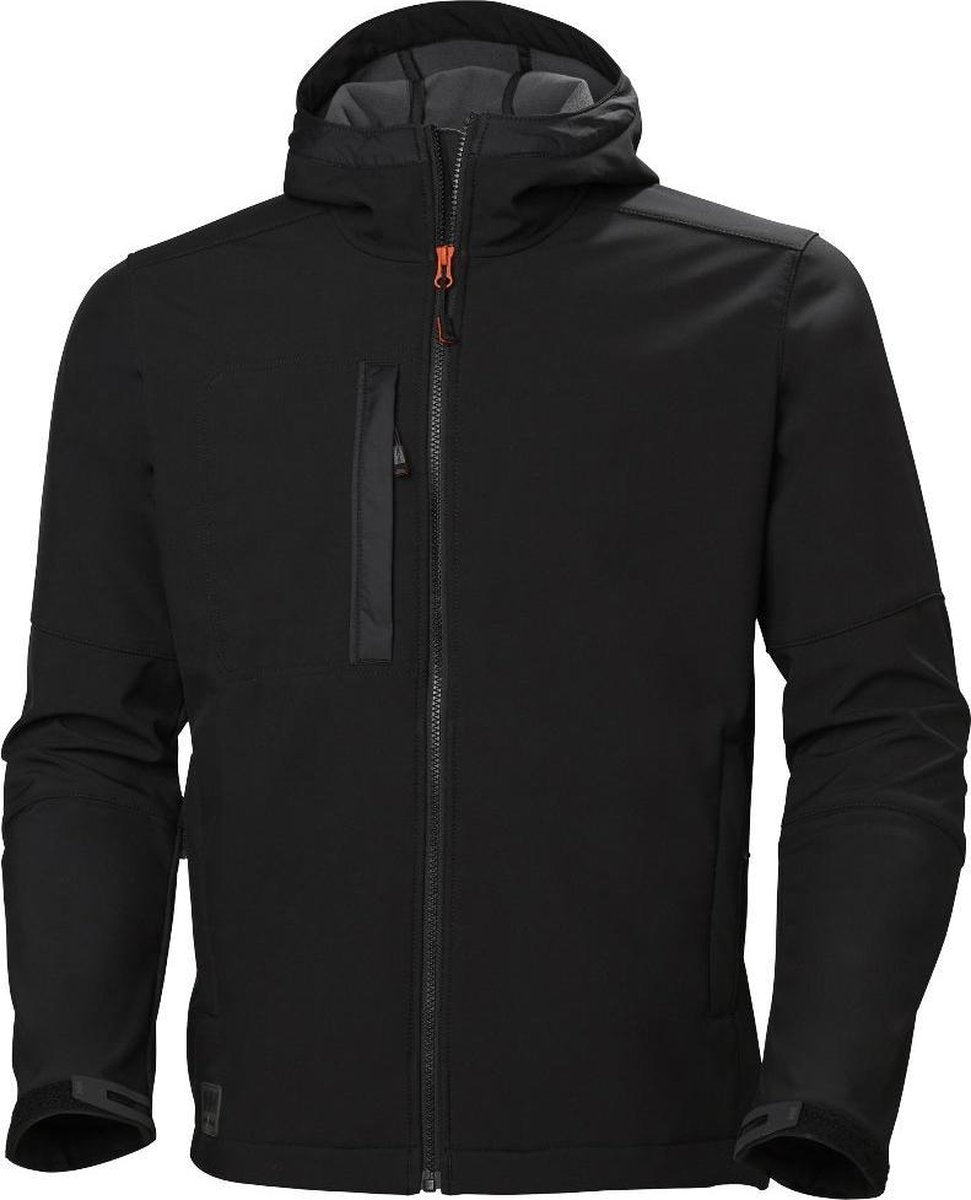 Helly hansen kensington con capucha softshell 74230 - hombres - negro - s