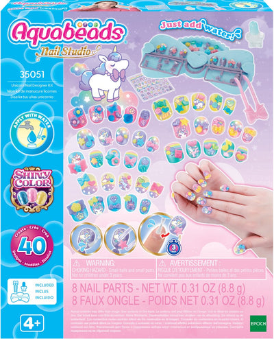 Aquabeads nail studio unicorn - manicure set for children - from 4 years