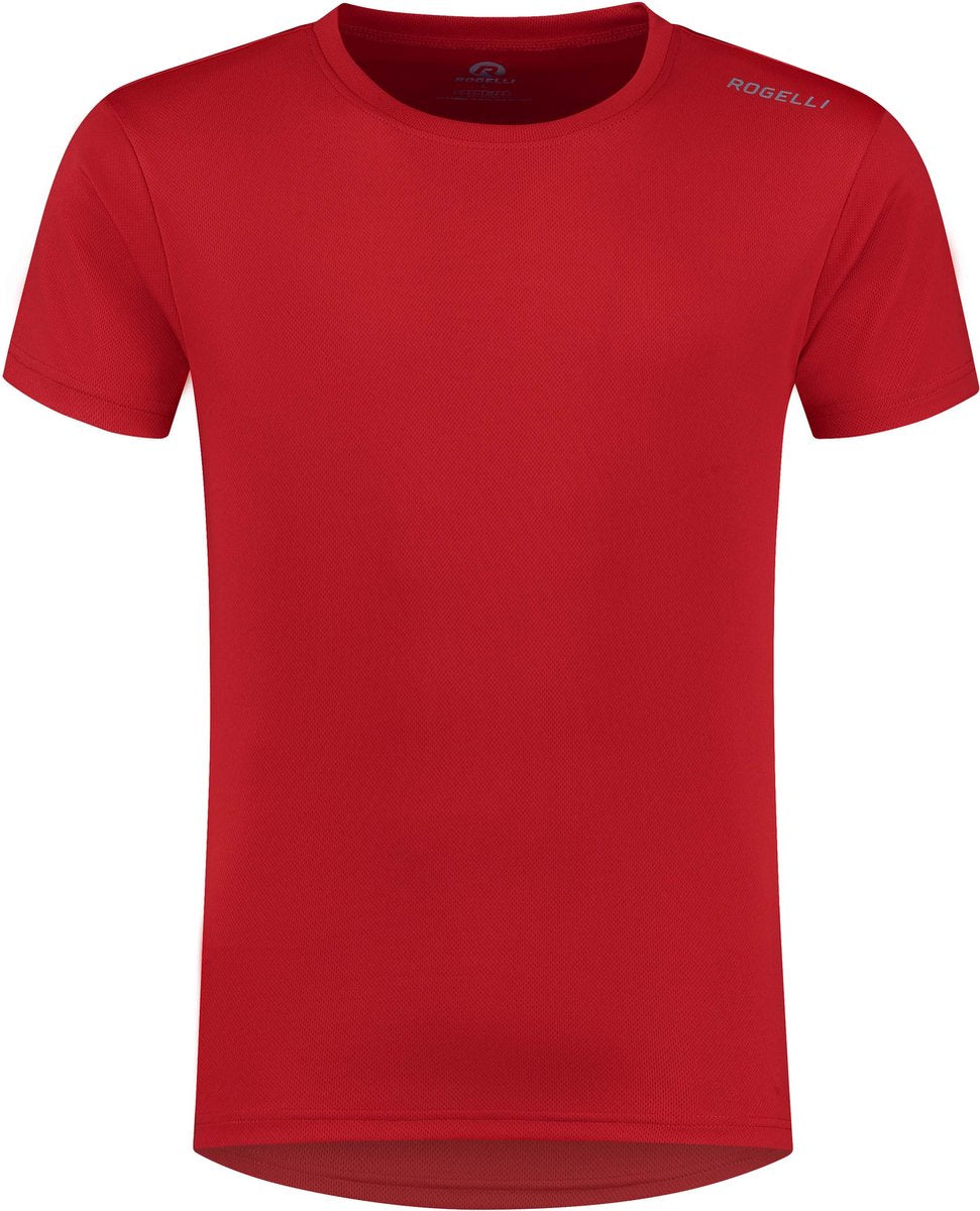 Rogelli promo hardloopshirt heren - korte mouwen - rood - xs