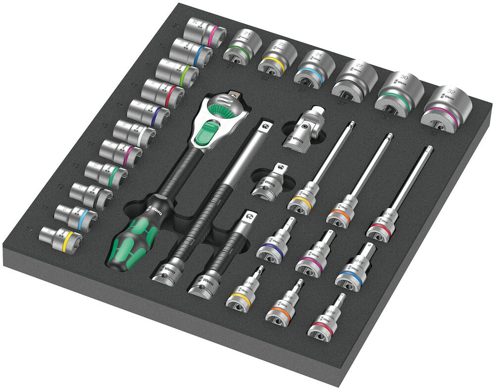 Wera 9722 Inserto schiumoso con 8000 C Zyclop RA