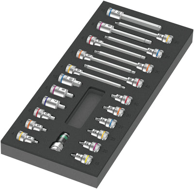 Wera 9723 Inserto schiumoso con Zyklop B 3 8 BI