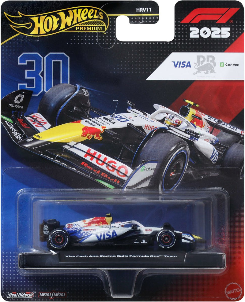 Hot Wheels macchinina formula 1 Visa Cash app tori da corsa f1.