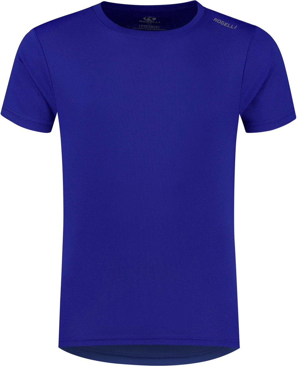 Maglia running promozionale Rogelli uomo - maniche corte - blu - m