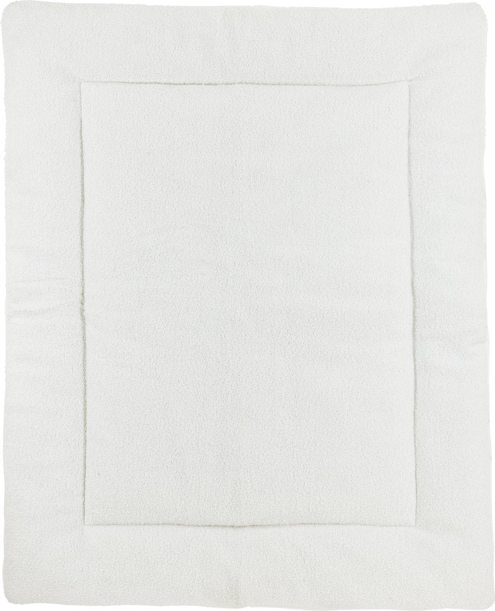 Meyco baby bouclé playpen blanket - off-white - 80x100cm