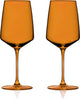 Bicchiere da vino Viski Reserve Nouveau - cristallo - 650 ml - 2 pezzi - ambra