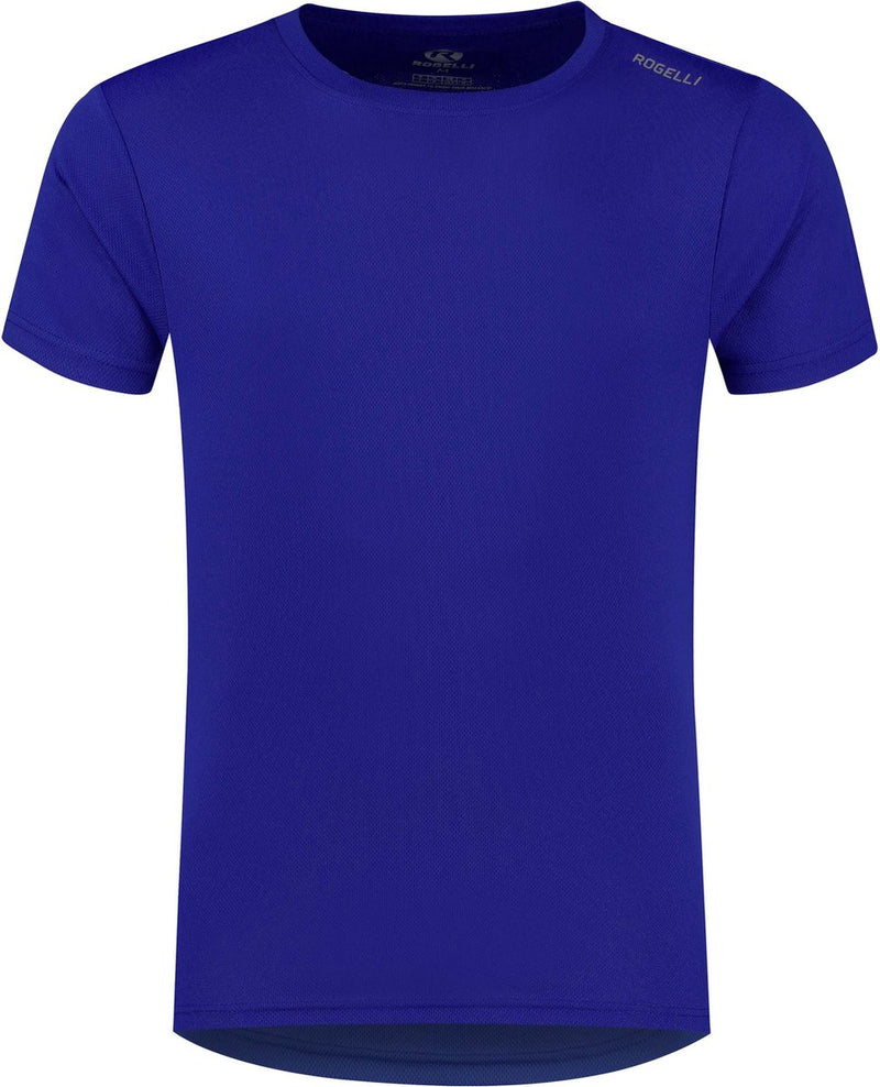 Maglia running promozionale Rogelli uomo - maniche corte - blu - l