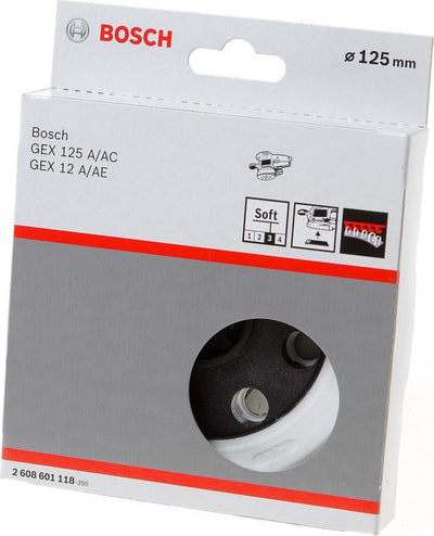 Bosch - soft sanding plate, 125 mm