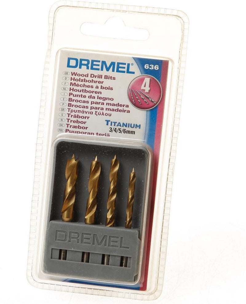 Set di punte per legno Dremel - 4 pezzi (636)