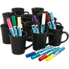 Set gruppo aziendale Creativ pittura tazze nere, vari colori, 36 pezzi, 1 set