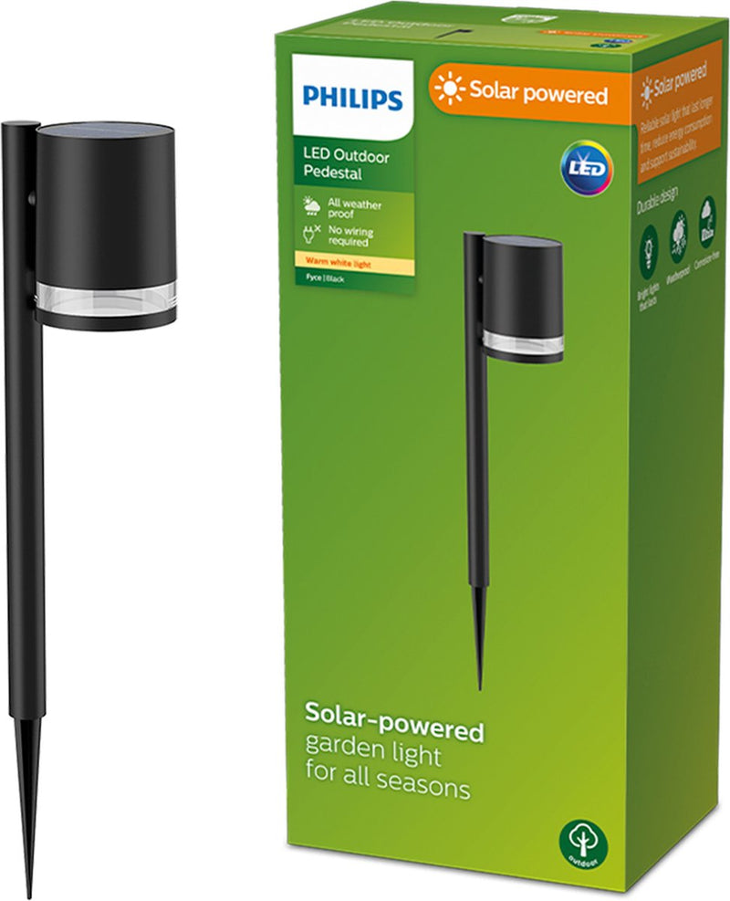 Philips LED Philips Fyce lámpara de pie con pincho - negro
