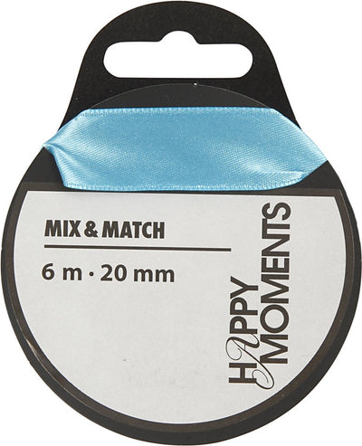 Creative Company Satin Ribbon Blu chiaro, 15m