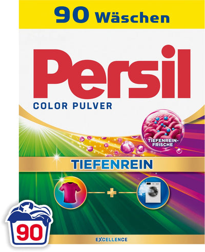 Persil washing powder color - detergent - colored laundry - powerful stain removal - hygienic freshness - bulk packaging - 90 washes