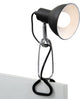 Briloner fix - lampada con morsetto - lampada da scrivania con attacco E14 - incl. interruttore on e off - faretto a pinza con cavo 140 cm - nero