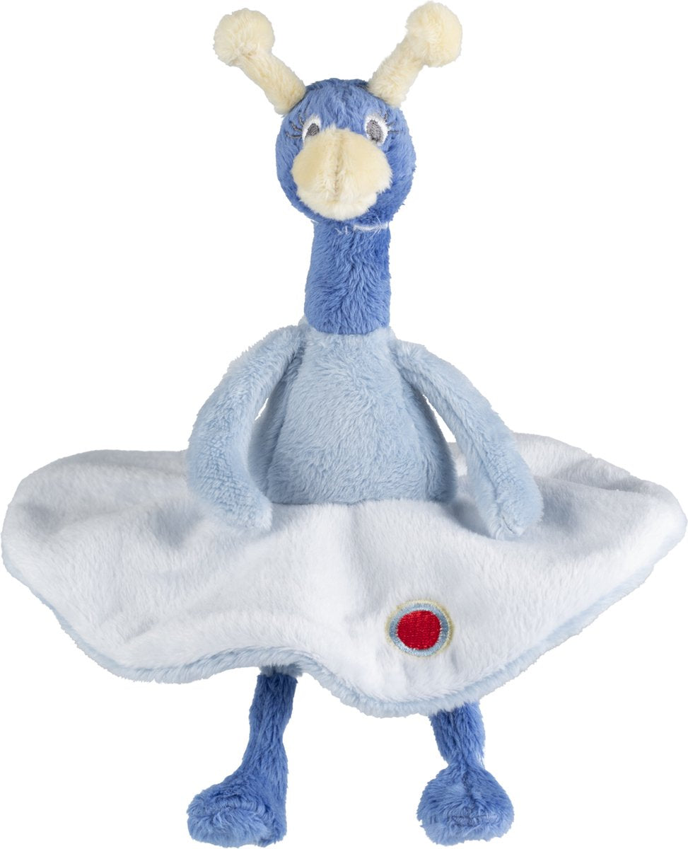 Happy horse pauw polly knuffel 31cm - blauw - baby knuffel