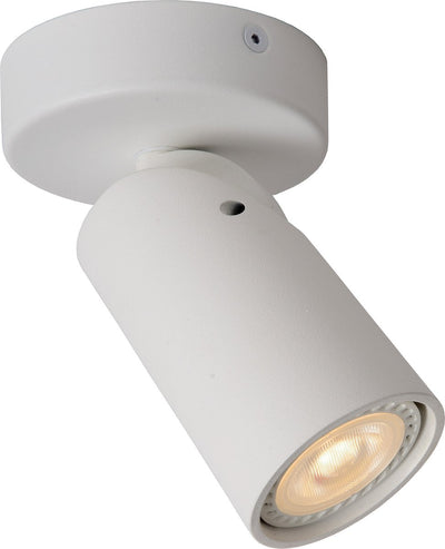 Lucide xyrus - foco de techo (lámpara de techo) - ø 9 cm - led regulable para calentar - gu10 - 1x5w 2200k 3000k - blanco