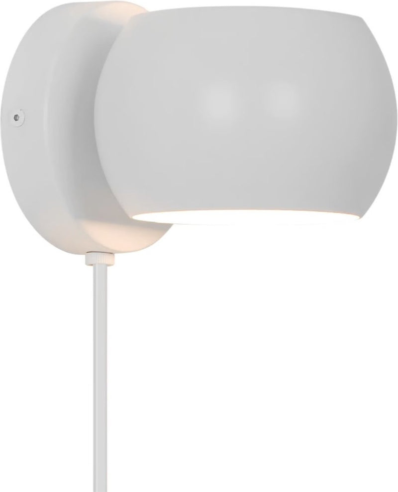 Lampada da parete Nordlux belir-e14-bianco