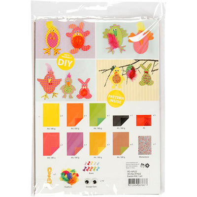 Paquete de corte DIY de Creativ Company, colores fuertes, 1 caja
