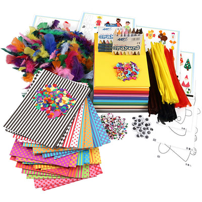 Azienda Creativ grande confezione creativa di materiali e modelli, vari colori, 1 set
