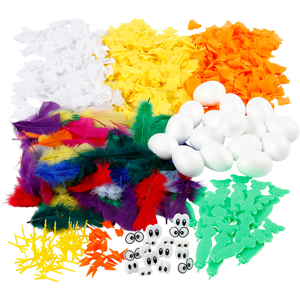Set Creative Company per pulcini, h: 6 cm, 16 pezzi, 1 set