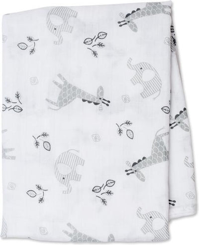 Lulujo - panno di mussola - swaddle - cotone - 120x120 cm - africa