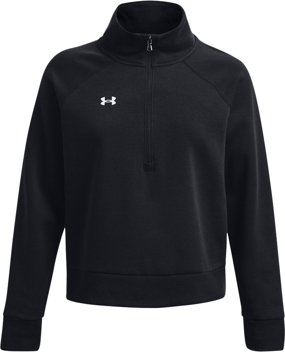 Sudadera Under Armour UA Rival Fleece HZ para mujer - Negro - Talla XL