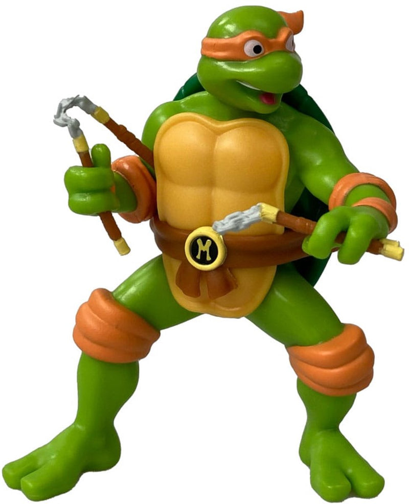 Comansi adolescenti tartarughe ninja mutanti ninja retrò mini figura michelangelo 9 cm mini figura