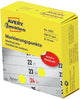 Etichette Avery -zweckform 3852 per marcare punti diametro 10 mm giallo 800 pezzi carta permanente