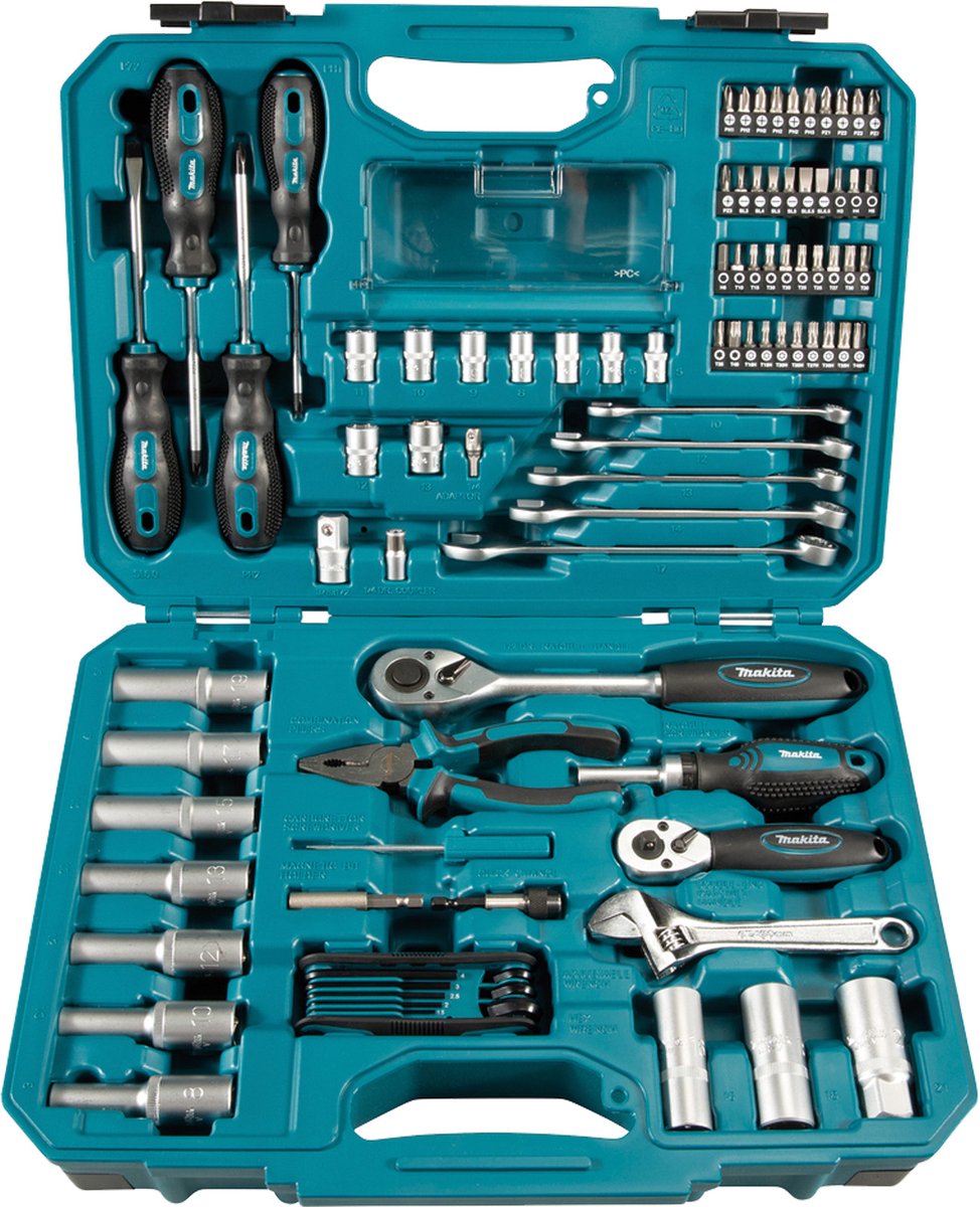Makita hand tool set 87-piece