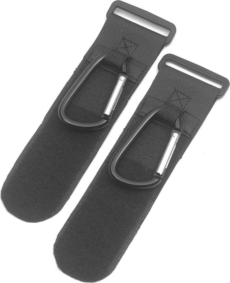 Yrda love to move Ganchos para cochecito de aluminio de lujo Yrda - negro - diseño robusto - se adapta a cualquier cochecito o silla de paseo - 7,5 x 4 cm