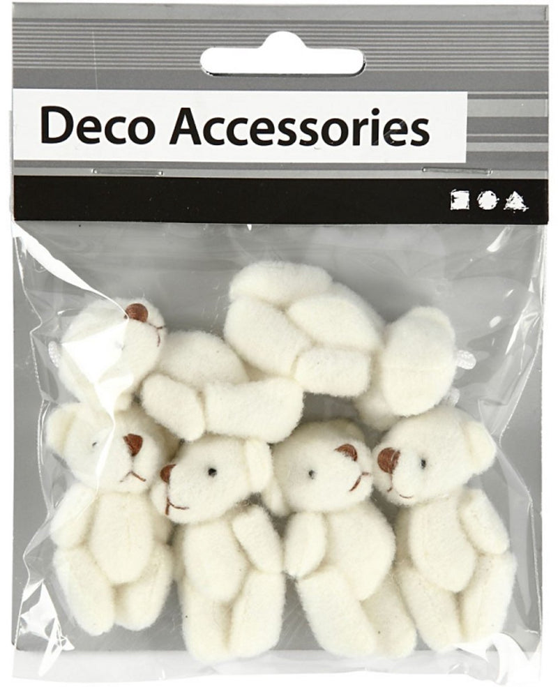 Mini orsetti Creative Company, misura 4x2,5 cm, 6 pezzi, 1 scatola