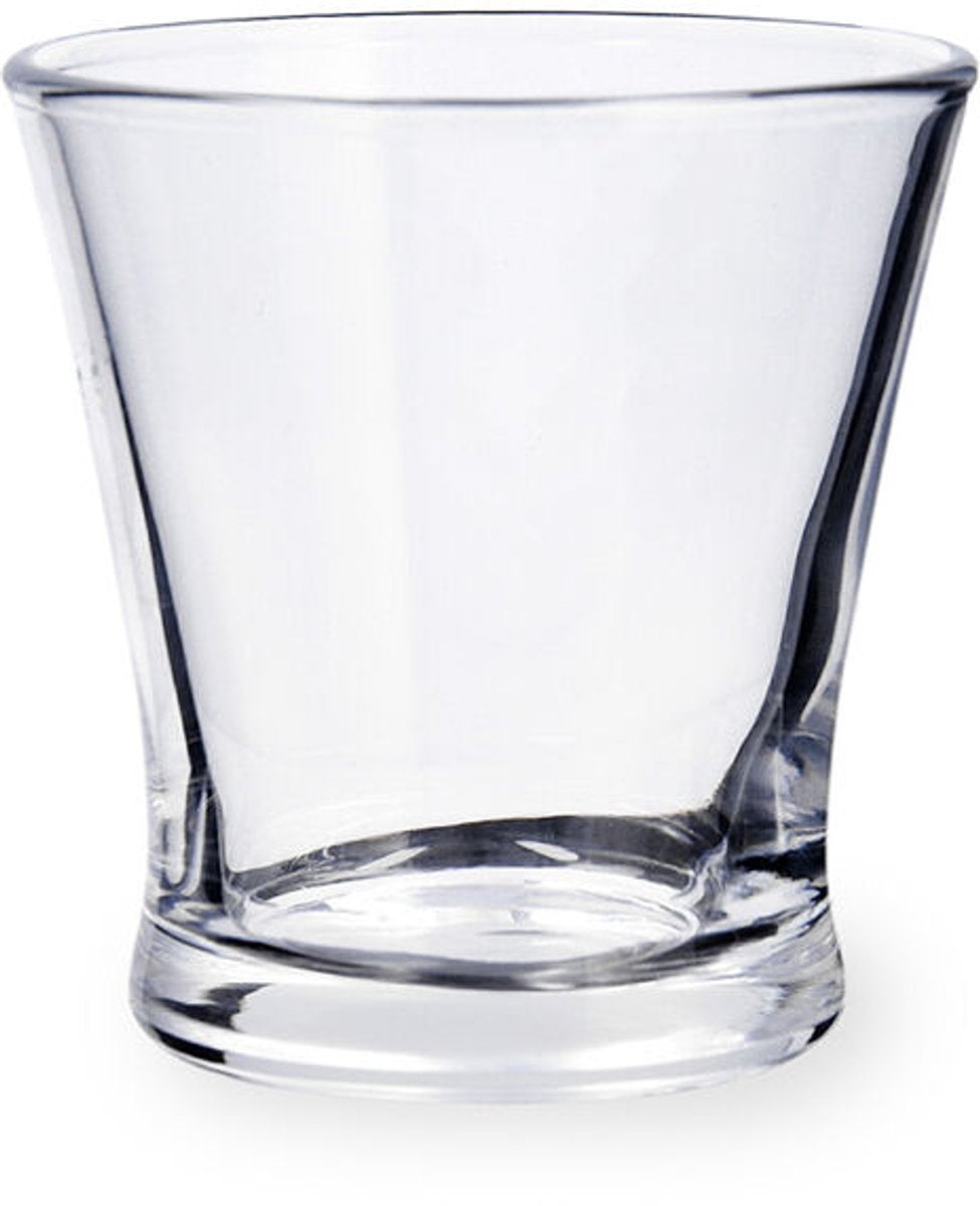 Quid glazenset lucia transparant glas 100 ml koffie (6 stuks)