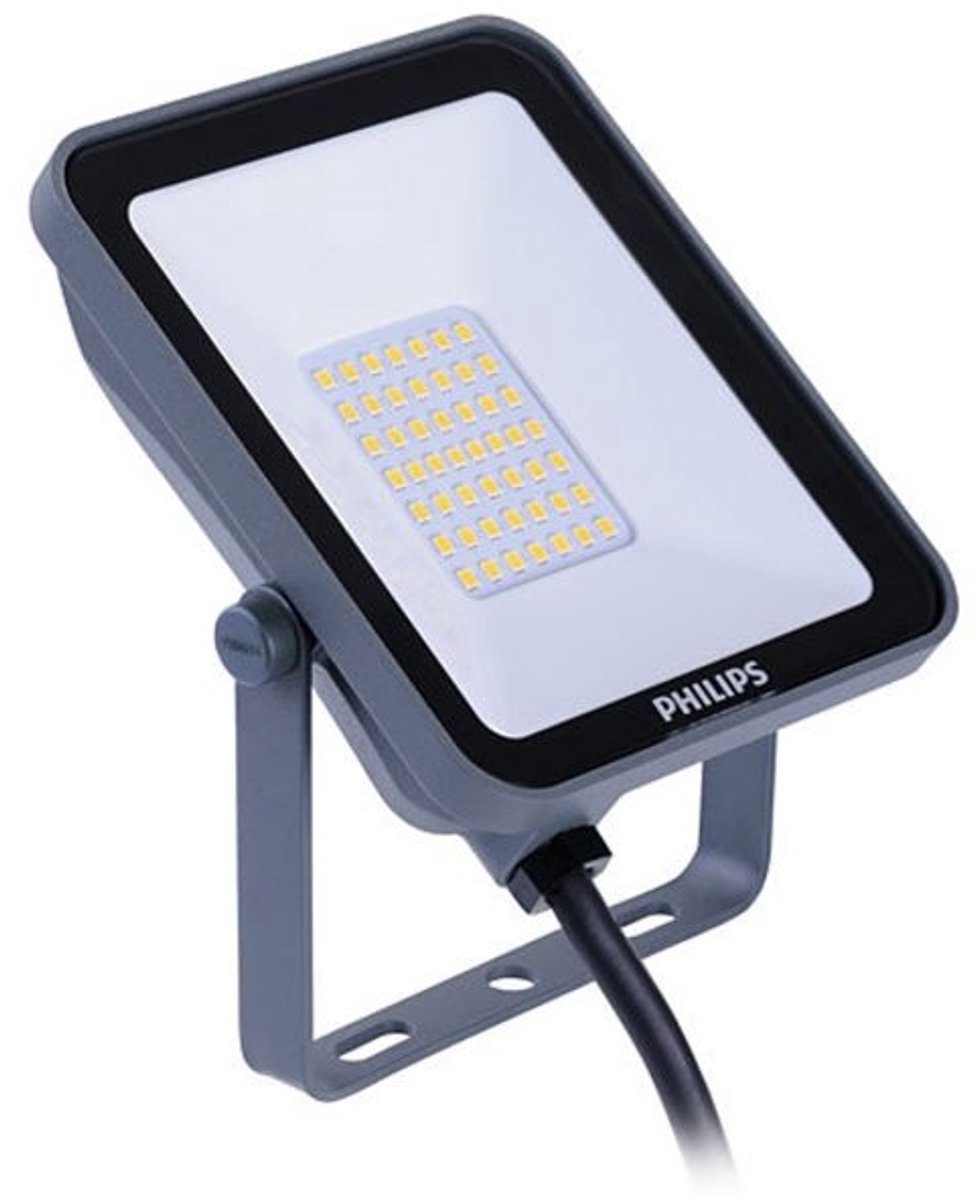 Philips led philips - reflector led ledinaire bvp167 gris 20w 2400lm 110d - 830-840-865 | ip65 simétrico