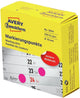 Punti di marcatura avery magenta 250 pezzi 19 mm