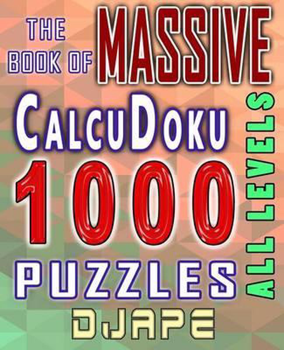 Libri puzzle Calcudoku: l'enorme libro di calculudoku