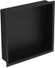 Plieger inbox inbouwnis met flens 30x30x7.5cm waterproof zwart