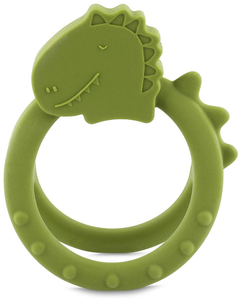 Trixie mordedor sensorial mr. dino – 0m+ – 100% silicona – ideal para la dentición