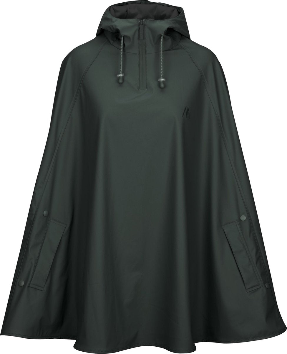 Poncho antipioggia Ralka senior - sizzle - verde scuro - s m