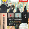 Stabilo boss original - markeerstift - set 4 stuks - naturecolors