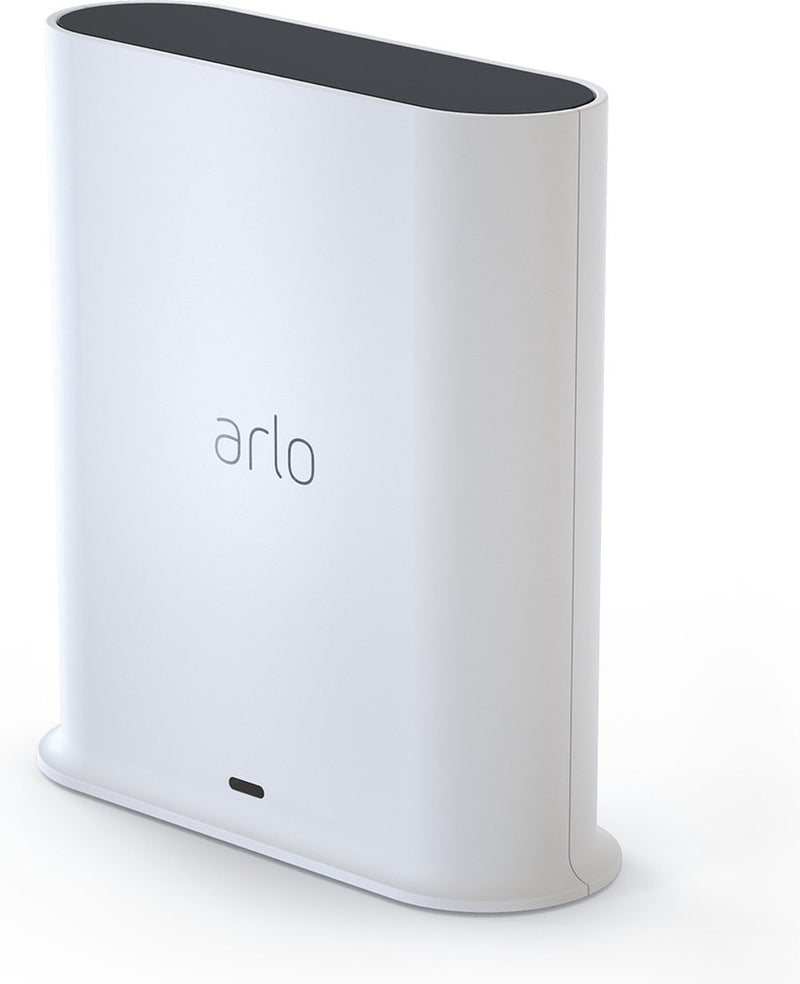 Arlo Ultra Smart Hub (Blanco) - Smart Hub - Accesorio certificado - Almacenamiento local mediante tarjeta Micro SD, WiFi 2.4 5 GHz, Cable Ethernet, Conectividad Apple Home Kit - Compatible con timbres, cámaras Focos - VMB5000-100eus
