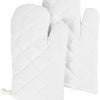 Creativ company ovenhandschoen wit 18x28xm - 2st.