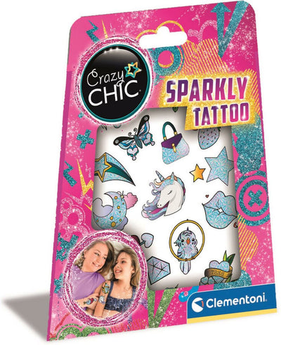 Clementoni Crazy Chic Urban Tattoo Glitter