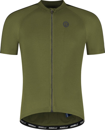 Rogelli explore fietsshirt heren - korte mouwen - wielrenshirt - groen - maat s