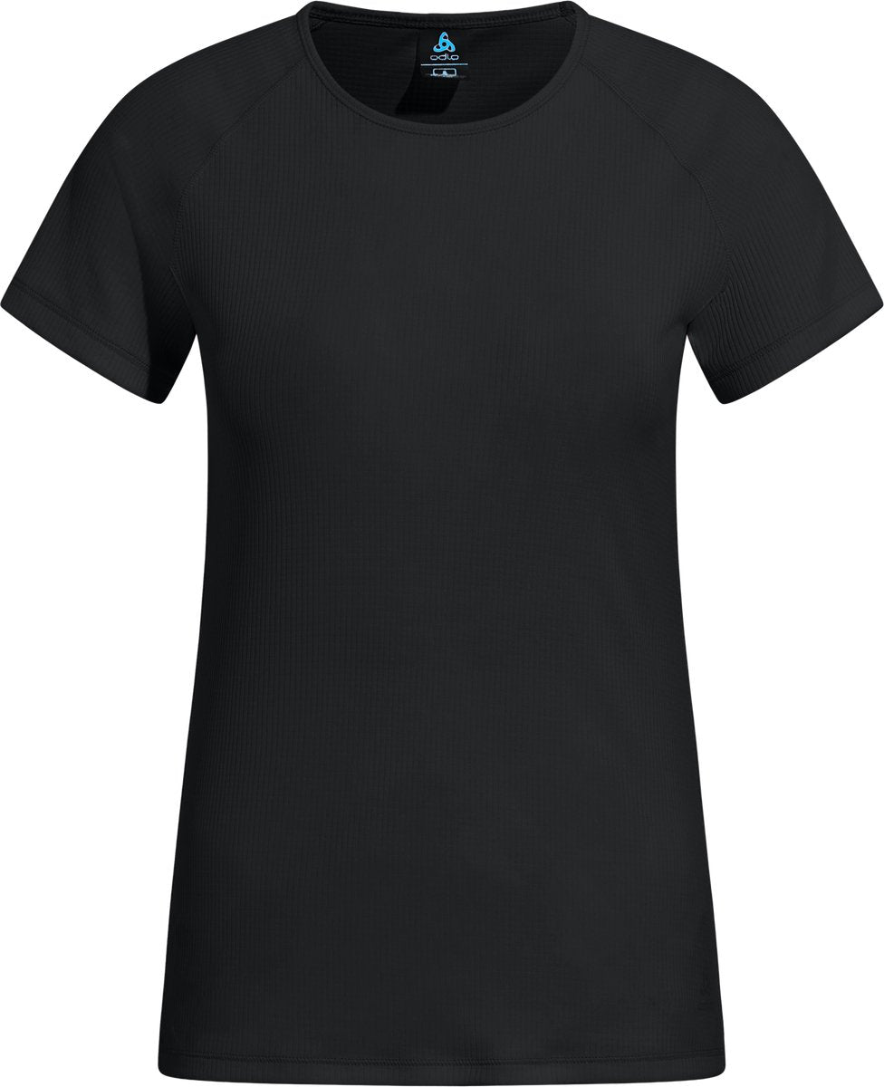 Maglia intima Odlo Active Light con girocollo e maniche corte - donna - nera - s