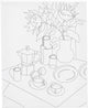 Creativ company schildercanvas met print onbijttafel - 24x30cm