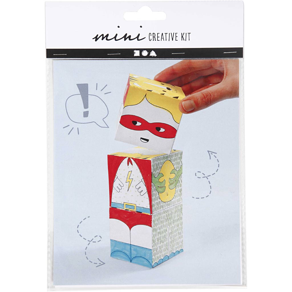 Creativ company mini set creativo, monstruos y robots, 1 caja