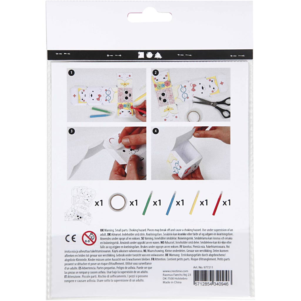 Creativ company mini creative set, princesses, 1 box