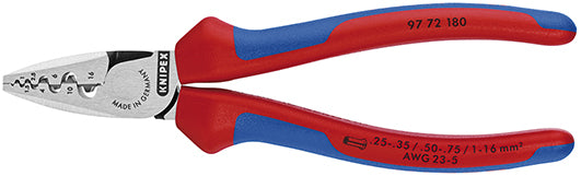 Knipex krimptang voor adereindhulzen 9772180