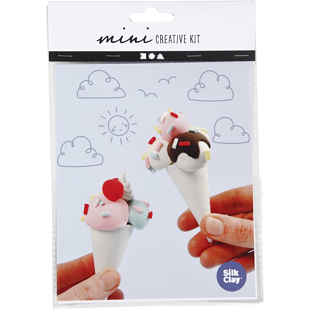 Creativ company mini set creativo, helados, 1 caja