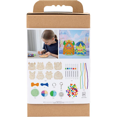 Creativ Company Hobby Set Decoración, Muestras, Colorido, Colores Alegres, Colores Fuertes, 1 Caja