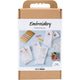 Set hobby Creative Company ricamo, calzini, bianco, 1 scatola